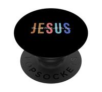 Christian Worship Women Men Kids Jesus The Way Truth Life PopSockets PopGrip Adhesivo