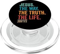 Christian Worship Women Men Kids Jesus The Way Truth Life PopSockets PopGrip para MagSafe