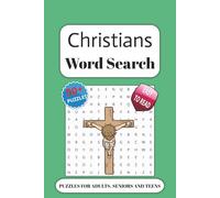 Christians Word Search Puzzle Book: Word Searches with Easy to Read Print about Christians, Bibles, Wisdom and More|6x9 inches, 110 pages|50+ Puzzles...Gift for Vacations, Holidays and Free Times