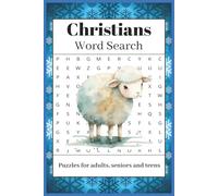 Christians Word Search Puzzle Book: Word Searches with Easy to Read Print about Christians, Jesus, Faith and More | 6×9 inches, 110 pages | 50+ Puzzles … Gift for Christians, Holidays and Free Times