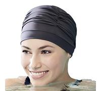 Christine Headwear Gorro de baño -Piscina, SPA y Playa- específico para Mujeres con quimioterapia (Negro)