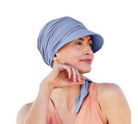 Christine Headwear HocBriana Sun Cap Light Lilac 1577-0171 | Gorra Solar de Bambú - Gorro Oncológico Mujer | Pañuelo para Quimioterapia | Talla Única