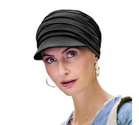 Christine Headwear HocYoga Cap Black 1582-0211 | Gorra de Bambú - Gorro Oncológico Mujer | Pañuelo para Quimioterapia | Talla Única