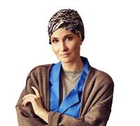 Christine Headwear Lotus Turban Autumn Blues 1008-0795 Turbante de Bambú - Pañuelo Gorro Oncológico de Diseño para la Cabeza