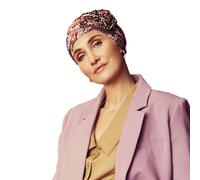 Christine Headwear Lotus Turban Garden Pinks 1008-0796 Turbante de Bambú - Pañuelo Gorro Oncológico de Diseño para la Cabeza