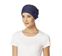Christine Headwear Lotus Turban Headband, Azul Marino, Talla única Mujeres