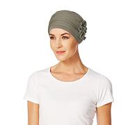 Christine Headwear Lotus turban, Venda De las mujeres, BROWN GREEN, One Size