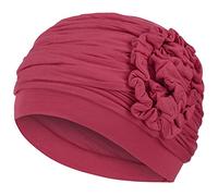 Christine Headwear Lotus turban, Venda De las mujeres, RED BURN, One Size