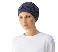 Christine Headwear Shakti Turban Headband, Azul, Talla única Mujeres