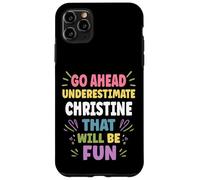 Christine Personalized Women's Gift Custom Christine Carcasa para iPhone 11 Pro MAX