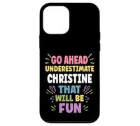 Christine Personalized Women's Gift Custom Christine Carcasa para iPhone 12 Mini