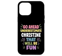 Christine Personalized Women's Gift Custom Christine Carcasa para iPhone 12 Pro MAX