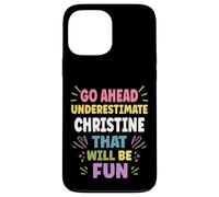 Christine Personalized Women's Gift Custom Christine Carcasa para iPhone 13 Pro MAX