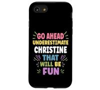 Christine Personalized Women's Gift Custom Christine Carcasa para iPhone SE (2020) / 7/8