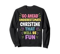 Christine Personalized Women's Gift Custom Christine Sudadera