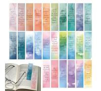 Christliche Lesezeichen mit Bibelversen - motivierende Bibelverse-Lesezeichen | Religiöse Lesezeichen, ideal für Bibelstudiengruppen, Sonntagsschule und religiöse Geschenke, 10er-Set, langlebig und la