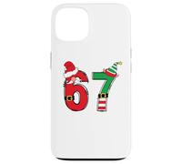 Christmas 6 7 Santa Says 67 Christmas Six Seven Reindeer 6-7 Carcasa para iPhone 13