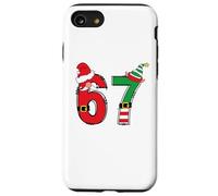 Christmas 6 7 Santa Says 67 Christmas Six Seven Reindeer 6-7 Carcasa para iPhone SE (2020) / 7/8