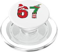 Christmas 6 7 Santa Says 67 Christmas Six Seven Reindeer 6-7 PopSockets PopGrip para MagSafe