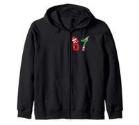 Christmas 6 7 Santa Says 67 Christmas Six Seven Reindeer 6-7 Sudadera con Capucha
