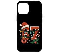 Christmas 67 Meme for Meme Lovers Funny Six Seven for Kids Carcasa para iPhone 12/12 Pro