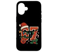 Christmas 67 Meme for Meme Lovers Funny Six Seven for Kids Carcasa para iPhone 16