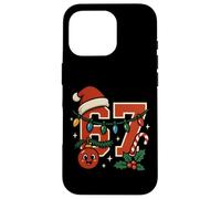 Christmas 67 Meme for Meme Lovers Funny Six Seven for Kids Carcasa para iPhone 16 Pro