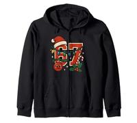 Christmas 67 Meme for Meme Lovers Funny Six Seven for Kids Sudadera con Capucha