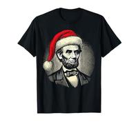 Christmas Abraham Lincoln Presidential Portrait Abe Lincoln Camiseta