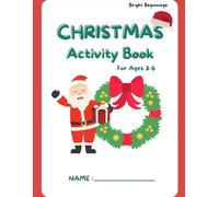 Christmas Activity Book Ages 3-6 (ALL THINGS KIDS)