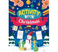 Christmas Activity Book For Kids Ages 8-10 Years Old: Holiday Activities Puzzles Book for children | Word Search, Coloring, Word Scramble, Sudoku, Mazes & More!