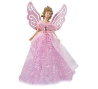 Christmas Angel Decorations - Christmas Hanging Dolls For Front Door, Winter Seasonal Pendants For Party Ornaments, Christma Treetop Fairy Toys with Dress For Boys and Girls, 22 * 13cm