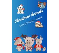 Christmas animals colouring book
