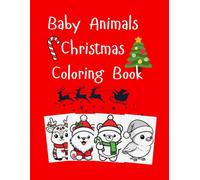 Christmas Baby Animals Coloring Book