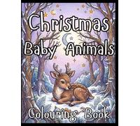 Christmas Baby Animals Colouring Book