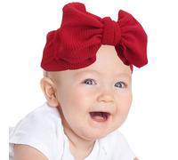 Christmas Baby Hair Accessories, Toddler Bow Headband Set, Soft Knot Hairband for Kids, Girls Hair Accessories Set, Toddler Bow Knot Hairband, Kids Holiday Hairbands, Handmade Toddler Hairbands,