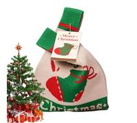 Christmas Bag - Parties Favor Bags | 9.06x5.71 Inches Christmas Treat Bags For Goody | Christmas Bags For Kids | Christmas Bags Small | Christmas Candy Bags With Handle For Classrooms