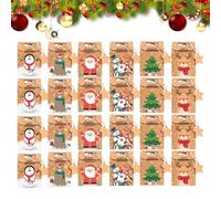 Christmas Bags, Holiday Treat Bags, Christmas Food Containers, Bakery Food Bag With Christmas Goodie Boxes For School, Classroom, And Holiday Parties