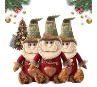 Christmas Bags Zipper Design, Zipper Design Christmas Treat Bag, Reusable Holiday Treat Bag with Drawstring and Seal, for Party and Festival Decor (Santa Claus*3)