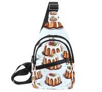 Christmas Baking (2) - Mochila cruzada para viajes, deportes, correr, senderismo, Multicolor 08, 11.8x7x1.5in/30x18x4cm