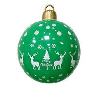 Christmas Ball Inflatable | 60cm Front Door Ornament Decor | Inflatable Festive Balls For Home Office Garden Yard Porch Patio Lawn Living Room Outdoor Indoor Front Door Holiday