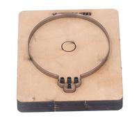 Christmas Ball Leather Cutting Die | Alloy Steel Form for Tidy DIY Craft Shapes | Leather Punch Tool for Ornaments/Belts/Phone Cases | High Density, Extended Use