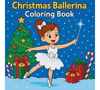Christmas Ballerina Coloring Book