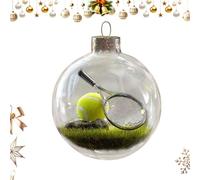 Christmas Balls Ornaments - Festival Sports Scene with Ball Decorations, Festive Holiday Ornaments for Indoor, Outdoor, Cabinet, Dining Table, Living Room, Party, Mantle, Fireplace, and Porch