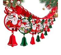 Christmas Banner - Christmas Garland | Felt Festive Decoration with 300cm Length, Banner Garland with Lightweight Design, Seasonal Room Decoration for Homeowners Office School Church Restaurant