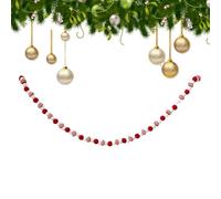 Christmas Banner Garland, Holiday Decoration Party Set, Photo Prop Banner, Colorful Paper Fabric Accent, Lightweight Reutilizable Decor with Easy Design, Indoor Outdoor Display for Office Home Mantel