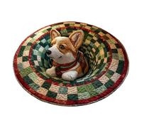 Christmas Bathroom Rugs - Heavy Duty Non Slip Mat, 3D Illusion Decorative Carpet, Festive Doormat, Holiday Pattern Floor Mat | Indoor Outdoor Home Bedroom Living Room Kitchen Entrance Porch Patio