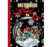 Christmas Bauble Sketchbook: Black Christmas Ornament Sketchbook, Notebook Journal for Kids teens girls and adults, Drawing notebook for writing and ... Paper Pad 8.5" x 11" - Notebook 100 Pages