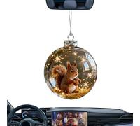 Christmas Baubles - 2.76 Inches Christmas Balls Ornaments, 3D Hanging Animal Balls Decoration | Seasonal Decorations For Wall Study Office Wreath Mantel Garden Backyard Staircase Front Doors