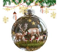 Christmas Baubles | Iridescent Bauble Ornaments Christmass Tree Balls | Shatterproof Hanging Decorations for Home Dinner Restaurant Shopping Mall Wedding Birthday Family Gathering Winter Celebration